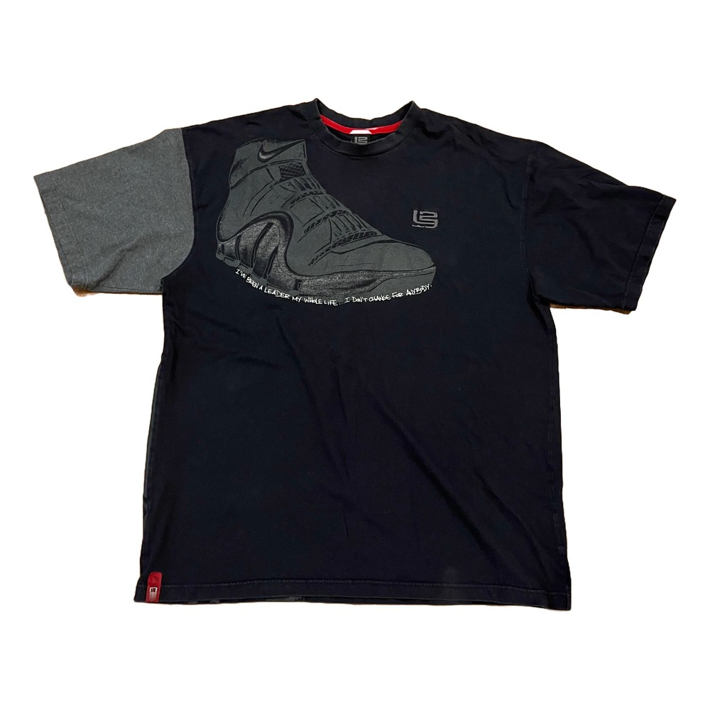 Vintage 2006 Nike Lebron James 4 "Prototype Sketch Tee T Shirt Size XXL LJ2